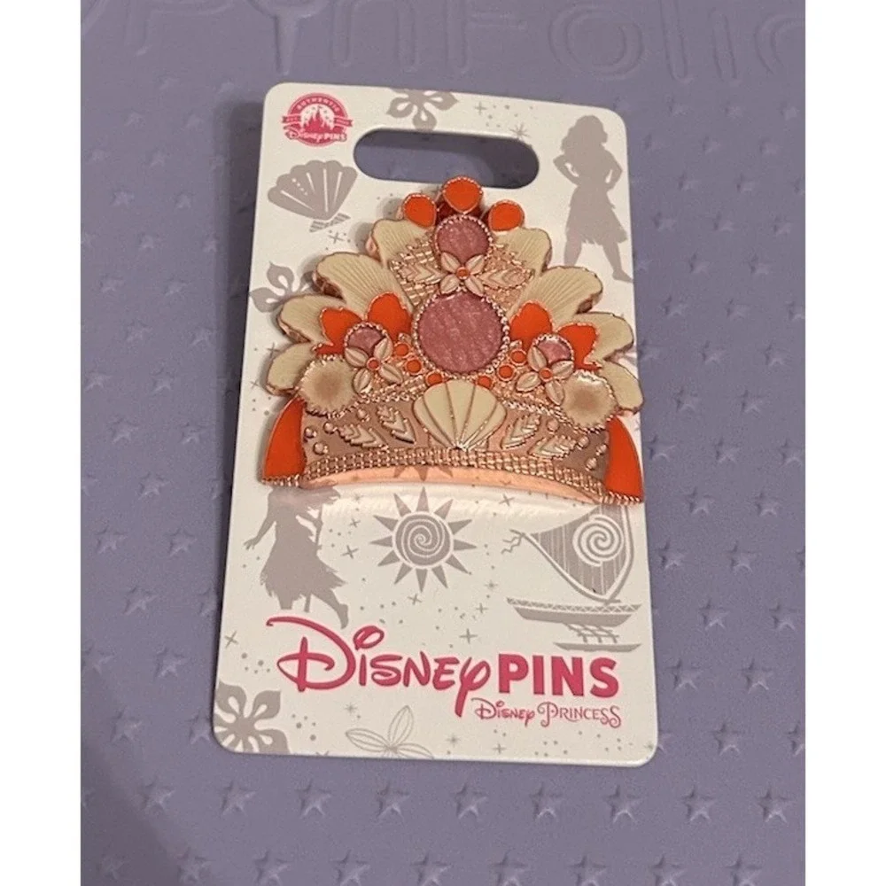 Disney‎ Parks Princess Tiara Crown Pin 2023 Moana Walt Disney world WDW